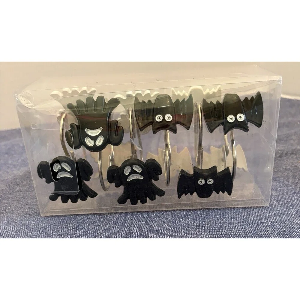 Four Sets of New Seasonal Shower Curtain Hooks